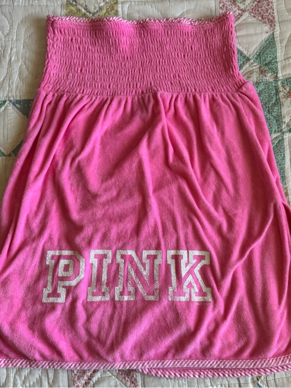 Vintage Victoria’s Secret PINK Wrap Towel Dress